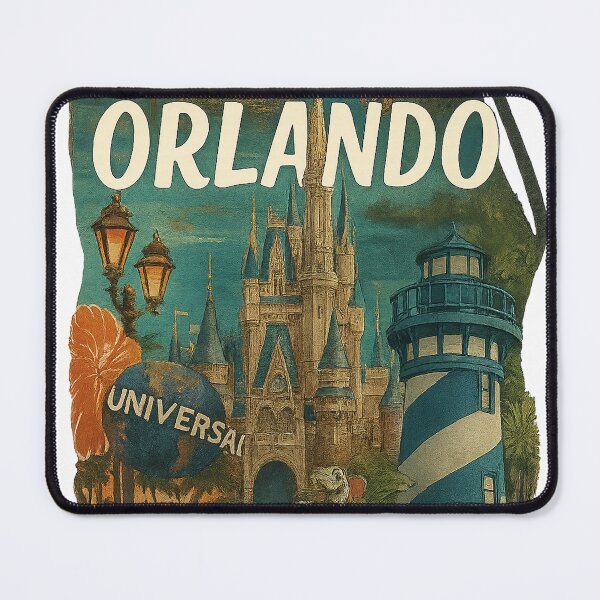 Item preview, Orlando Usa Shuffle Collage designed and sold by TravelMarvel.