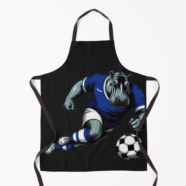 Item preview, football soccer attacking hippopotamus with a football,Football Player ,soccer art,animal playing soccer designed and sold by Expressions-Sel.