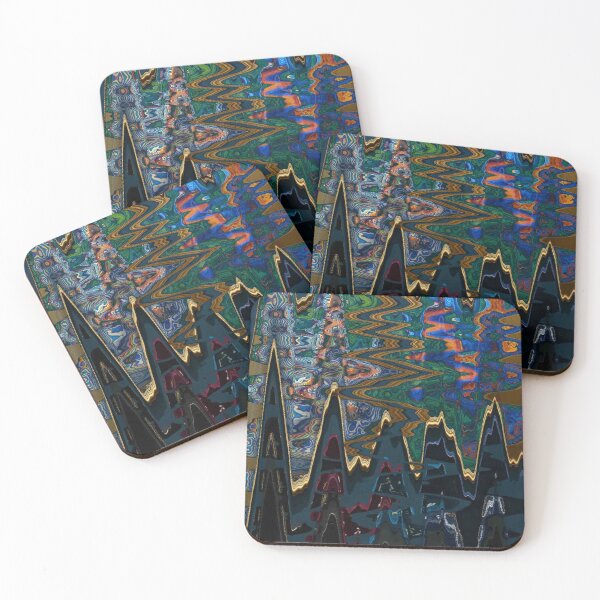 Item preview, Distorted, colorful, abstract art designed and sold by Sigtrix.