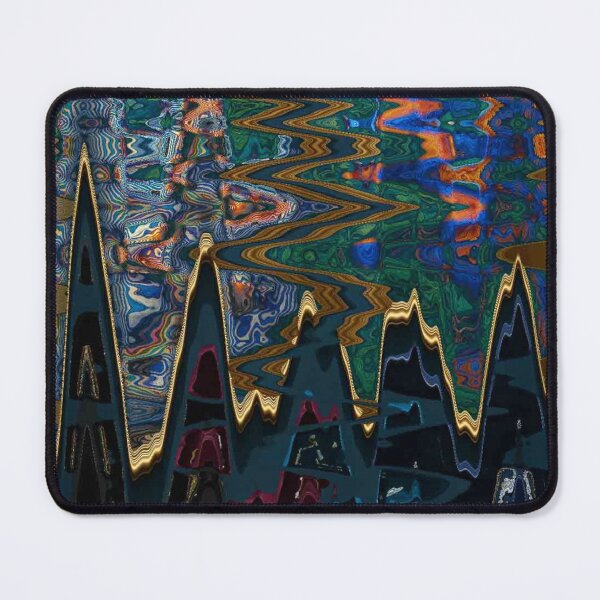 Item preview, Distorted, colorful, abstract art designed and sold by Sigtrix.