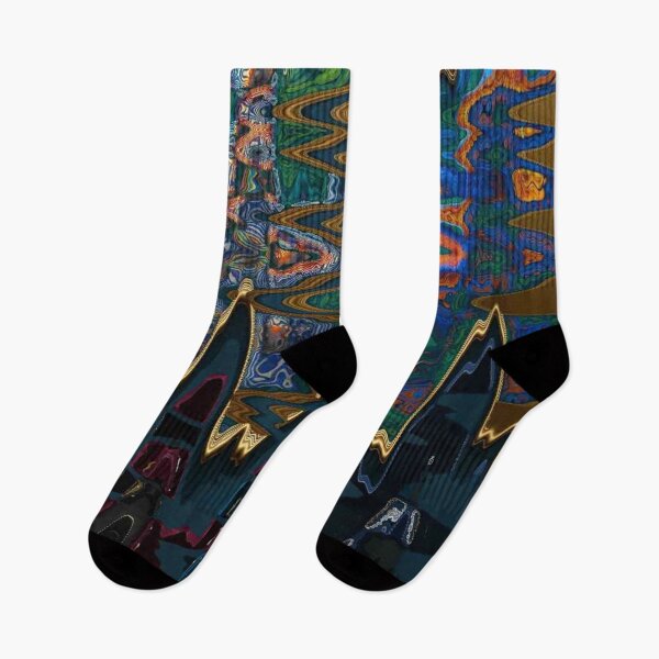 Item preview, Distorted, colorful, abstract art designed and sold by Sigtrix.