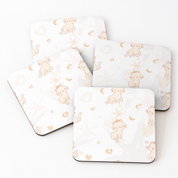 Item preview, Cute Princess Cats Seamless Pattern designed and sold by babanovaesha.