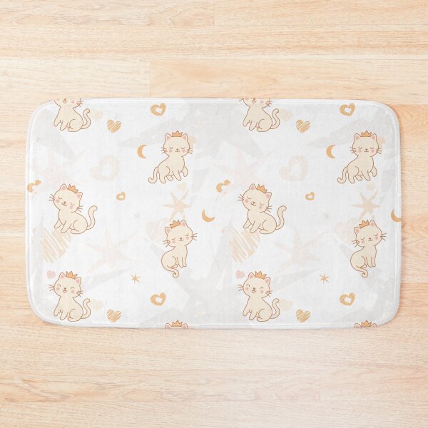 Item preview, Cute Princess Cats Seamless Pattern designed and sold by babanovaesha.