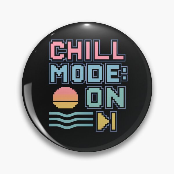 Item preview, Chill Mode: ON – Pixel Calm Aesthetic Tee | Lo-Fi Retro Vibes designed and sold by Laugh & Rewind .
