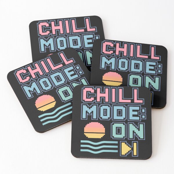 Item preview, Chill Mode: ON – Pixel Calm Aesthetic Tee | Lo-Fi Retro Vibes designed and sold by Laugh & Rewind .