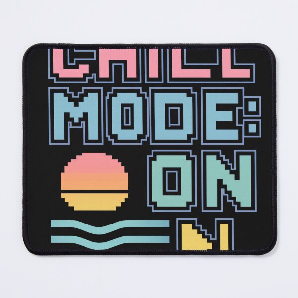 Item preview, Chill Mode: ON – Pixel Calm Aesthetic Tee | Lo-Fi Retro Vibes designed and sold by Laugh & Rewind .