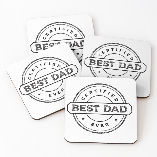 Item preview, Best Dad Ever Certified designed and sold by Ludovic Geusa.