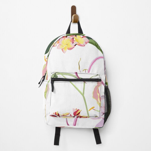 Item preview, Tropical leaves with pink exotic flowers. Seamless design with amazing Medinilla palant with flowers. designed and sold by MatyKotiv.