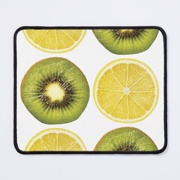 Item preview, Fresh Cut Lemon and Kiwi Illustration designed and sold by EsvitaDesign.