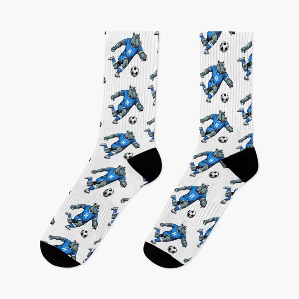 Item preview, football soccer hippopotamus with a football,Football Player ,soccer art,animal playing soccer designed and sold by Expressions-Sel.