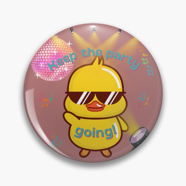 Item preview, Never-ending Party – Dancing Duckling “Keep the Party Going” designed and sold by MadeByKriss.
