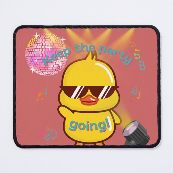 Item preview, Never-ending Party – Dancing Duckling “Keep the Party Going” designed and sold by MadeByKriss.
