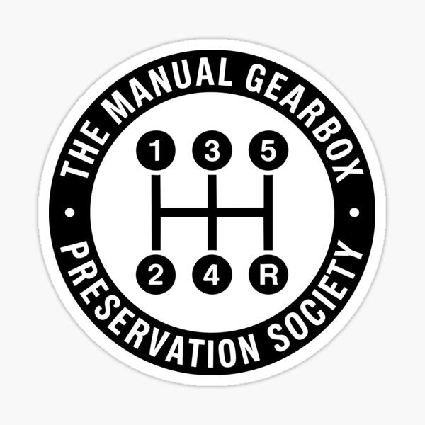 Item preview, Save the Manuals Gear Shift Car Enthusiast Petrol Head Transmission designed and sold by w1ckerman.