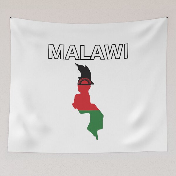 Item preview, Malawi Flag Map designed and sold by atomstartup.