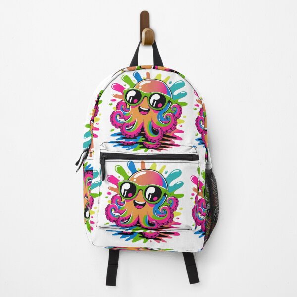 Item preview, Kawaii Octopus Cute Smiling designed and sold by MadCatPrints.
