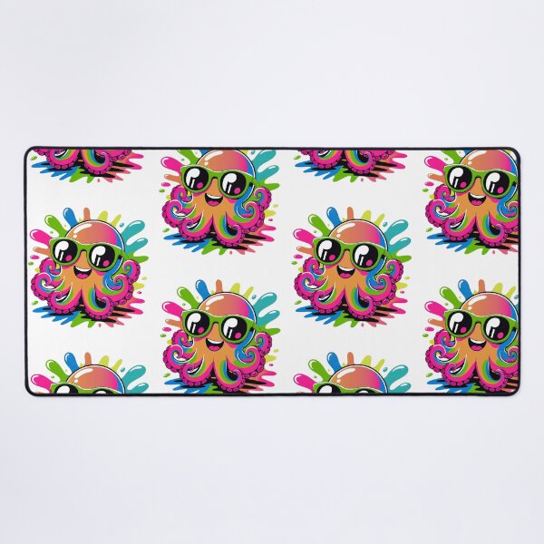 Item preview, Kawaii Octopus Cute Smiling designed and sold by MadCatPrints.