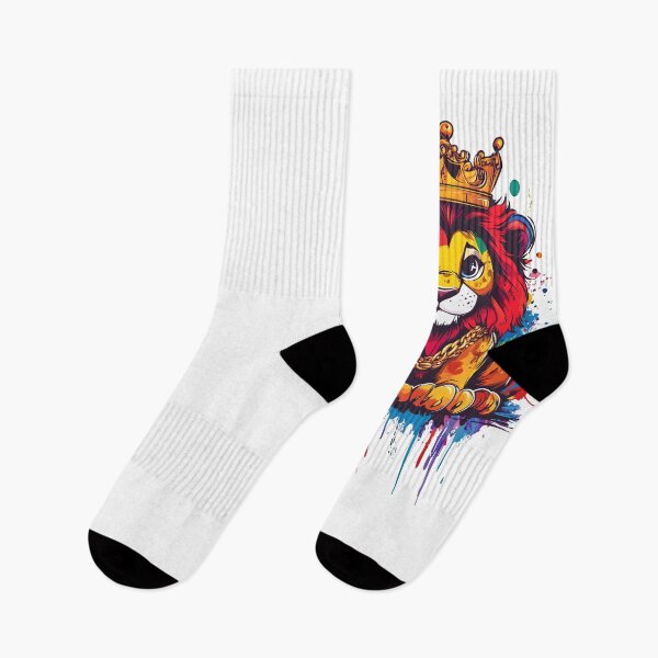 Item preview, Graffiti Lion King – Urban Jungle Street Art Character designed and sold by Ragil-Studio.