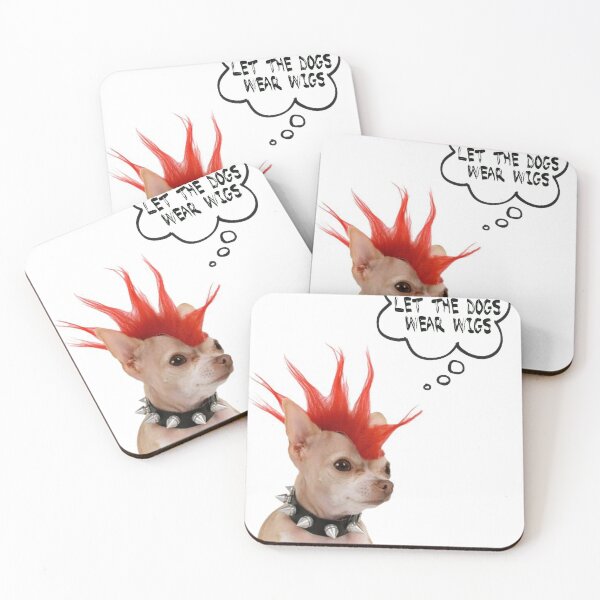 Item preview, Let the dogs wear wigs designed and sold by francesfriday.