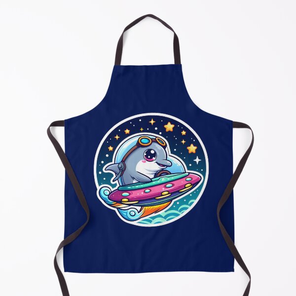 Item preview, UFO Cute Dolphin designed and sold by ArtistEmbrace.