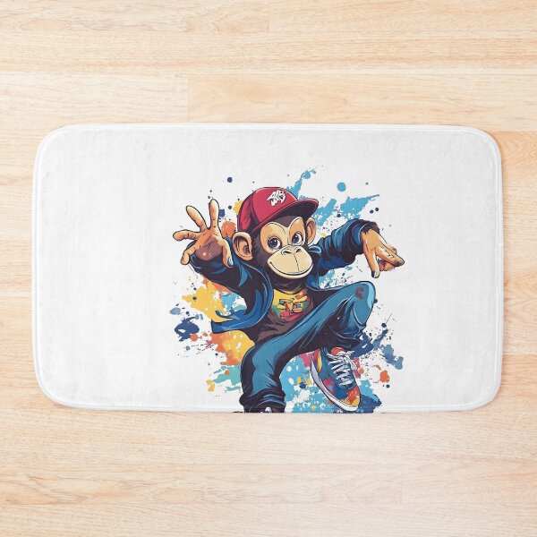 Item preview, Breakdancing Monkey – Graffiti Street Art Hip-Hop Character designed and sold by Ragil-Studio.