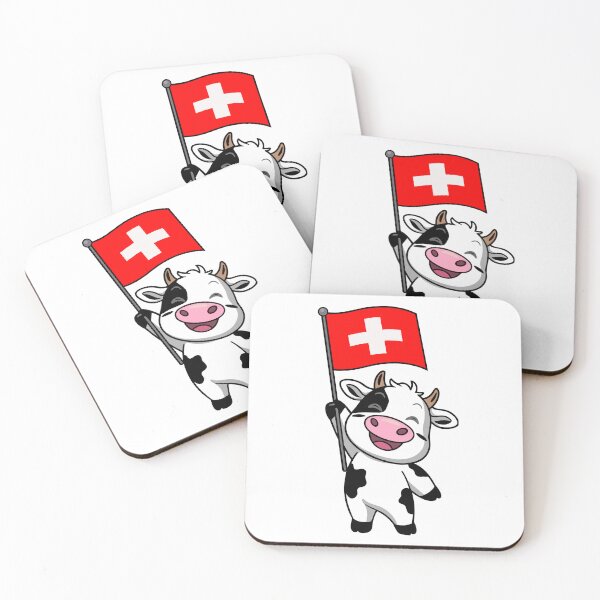 Item preview, Swiss cow designed and sold by QuanntixArt.