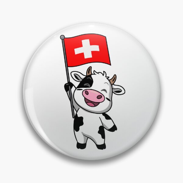 Item preview, Swiss cow designed and sold by QuanntixArt.