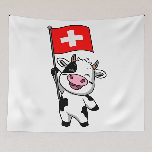 Item preview, Swiss cow designed and sold by QuanntixArt.