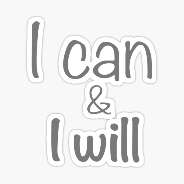Item preview, I can and I will designed and sold by catpicture.