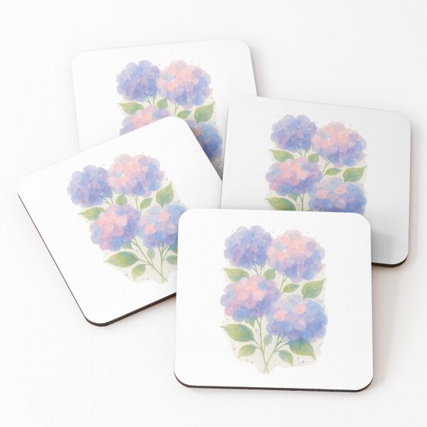 Item preview, Watercolor Hydrangea designed and sold by Loavesofcats.