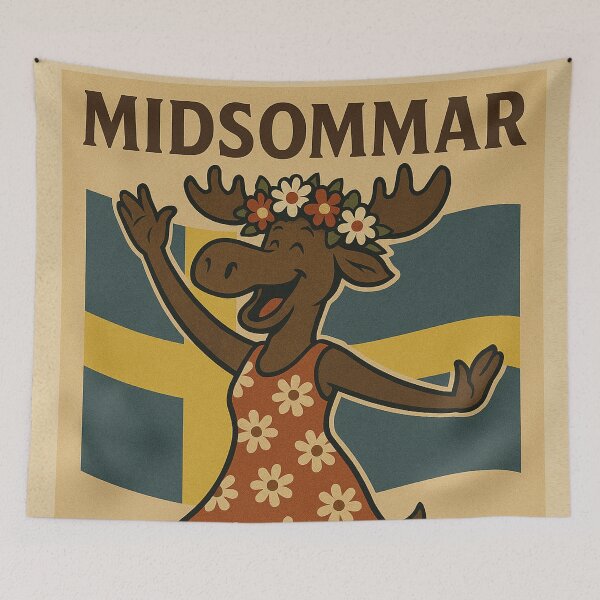 Item preview, Midsummer Festival, vintage advertising poster designed and sold by Mauswohn.