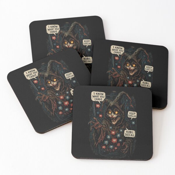 Item preview, Kubil the Doomscroller – AI Cat Jester Meme Art designed and sold by Kubiru.