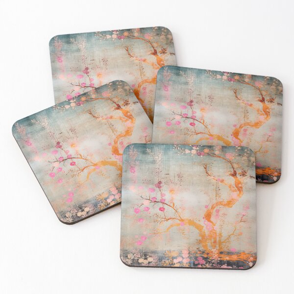 Item preview, Vintage Chinese Tree Silk Rug designed and sold by GrinGalore.