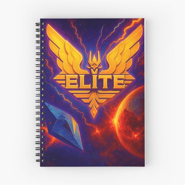 Item preview, Elite Gamer Cover Art Retro Sci-Fi Design designed and sold by Retr0Tshirts.