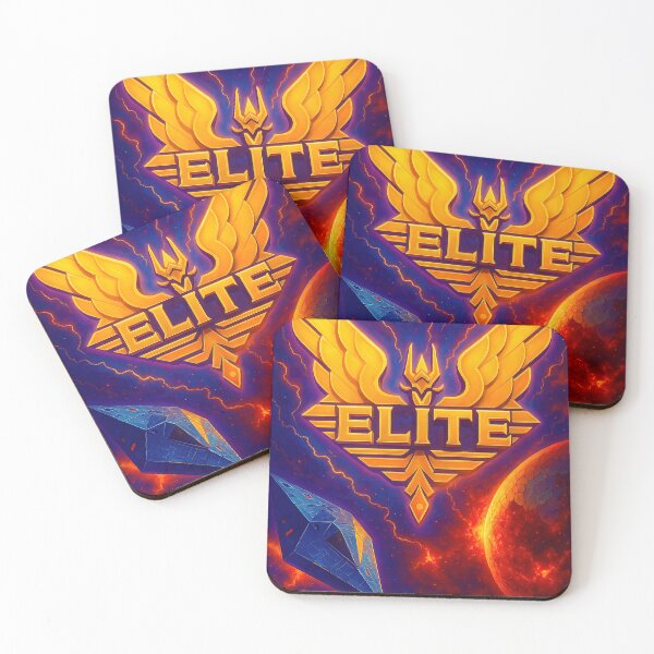 Item preview, Elite Gamer Cover Art Retro Sci-Fi Design designed and sold by Retr0Tshirts.