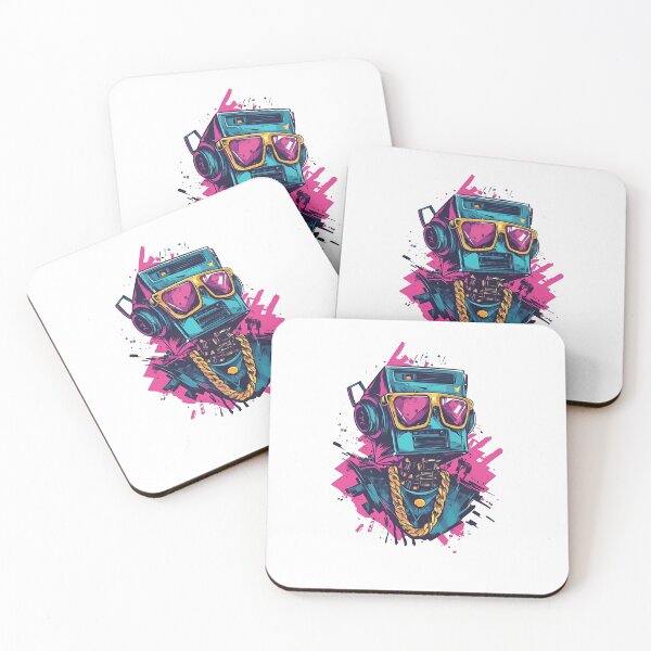 Item preview, Robot Rapper Graffiti Style – Futuristic Hip-Hop Character Design designed and sold by Ragil-Studio.
