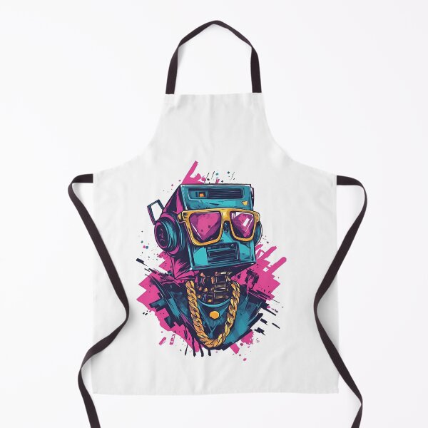 Item preview, Robot Rapper Graffiti Style – Futuristic Hip-Hop Character Design designed and sold by Ragil-Studio.
