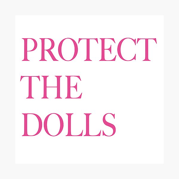 Item preview, Protect the Dolls Pink  designed and sold by createmvt.