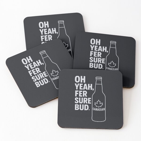 Item preview, Funny Canada Drinking Beer Oh Ya Fer Sure Bud designed and sold by HowToCanadian.