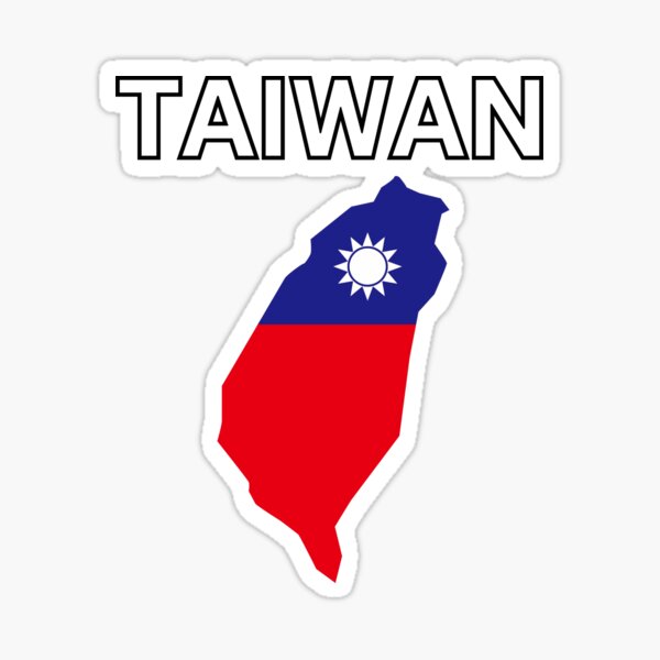 Item preview, Taiwan Flag Map designed and sold by atomstartup.