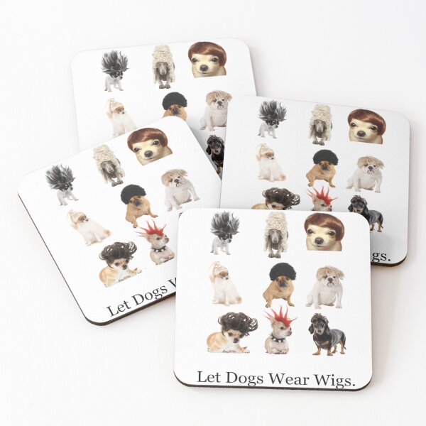Item preview, Let Dogs Wear Wigs.  designed and sold by francesfriday.
