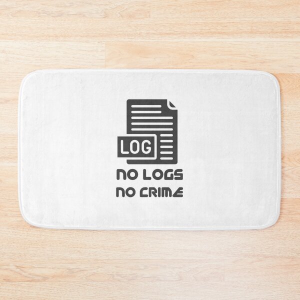 Item preview, no logs no crime designed and sold by Wordsmith-Wear.