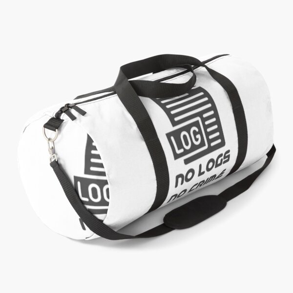 Item preview, no logs no crime designed and sold by Wordsmith-Wear.