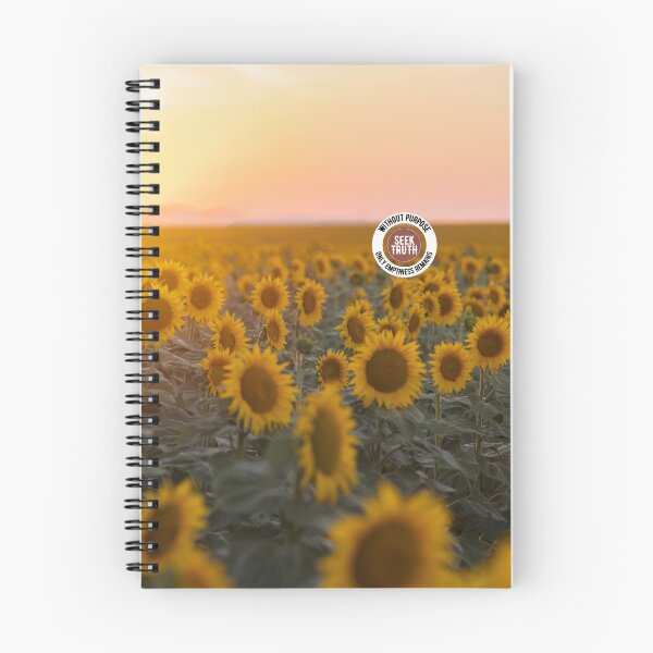 Item preview, Bright Sunflower Inspiration – “Without Purpose, Only Emptiness Remains” Motivational Nature Design for Mindful Souls designed and sold by knalpot-design.