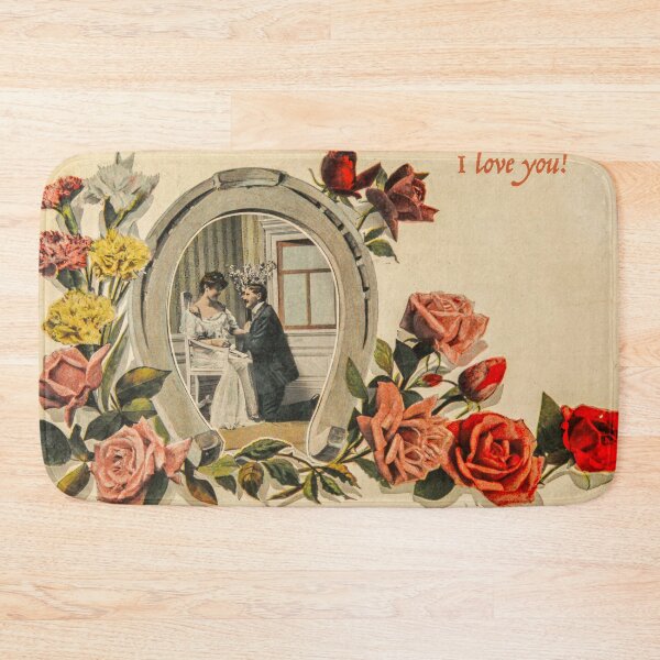 Item preview, I Love You vintage postcard designed and sold by Photopat.