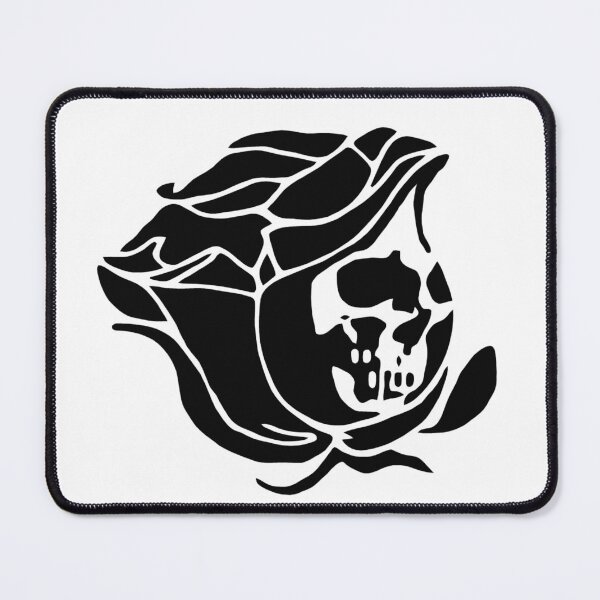 Item preview, Skull in Rose designed and sold by tesh4skulls.