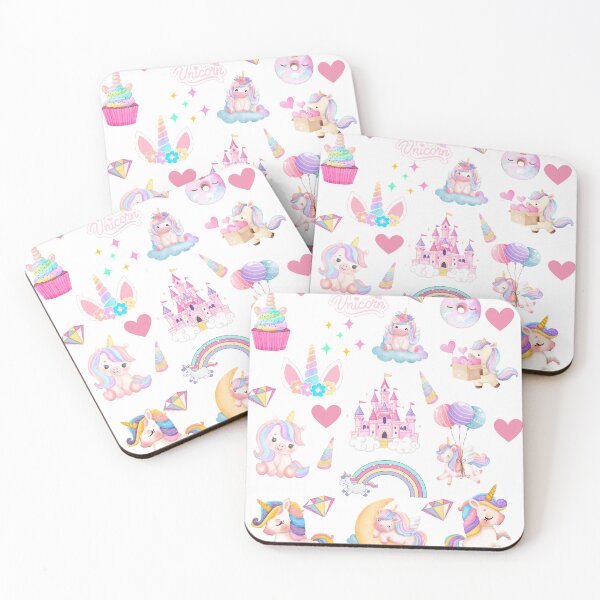 Item preview, Magical Unicorn Sticker Pack – Adorable Assortment designed and sold by Cuddle Cloud Creations .