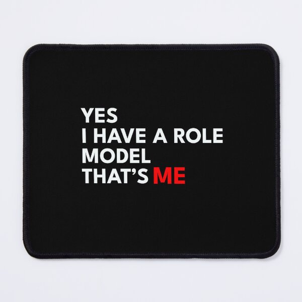 Item preview, Role Model? That’s Me — Bold Minimalist Statement Tee designed and sold by Yana Mustafina | Boho Soulful Designs.
