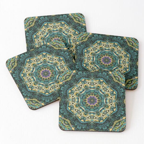 Item preview, Plasmaria K17 Emerald Green Yellow Mandala Design designed and sold by Plasmaria.
