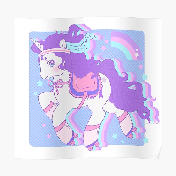 Pastel Pony Posters for Sale | Redbubble