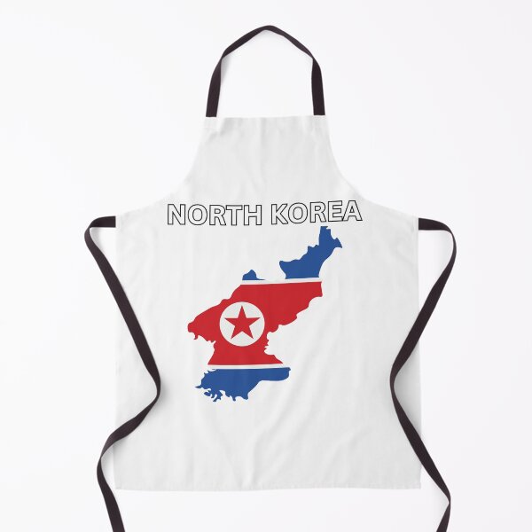 Item preview, North Korea Flag Map designed and sold by atomstartup.